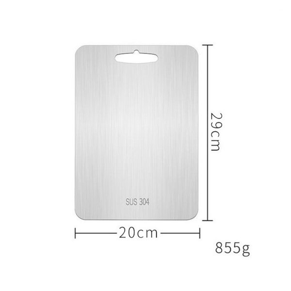 Clupup 304 Stainless Steel Cutting Board Chopping Block Meat Vegetable Mat Kitchen Tool, Sustainable Kitchen Cutting for scale Board Butcher Block for Meat, Cheese, Cut Boards